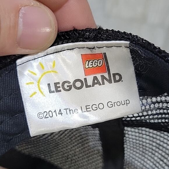 Lego Land California Black Denim Trucker Hat - Picture 7 of 9